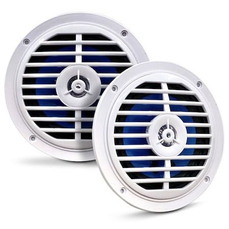Pyle 5 1/4'' Dual Cone Waterproof Stereo Speaker System PLMR57W